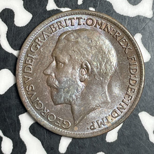 1918 Great Britain 1 Farthing Lot#T5958 High Grade! Beautiful!