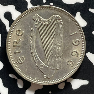 1966 Ireland 1 Shilling Lot#T4478 High Grade! Beautiful!