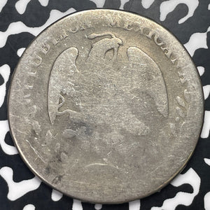 1863-Pi RO Mexico 8 Reales Lot#C0934 Large Silver Coin! Low Grade