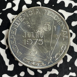 1976 Cape Verde 250 Escudos Lot#C1096 Silver! High Grade! Beautiful!