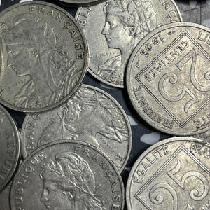 1903 France 25 Centimes (Many Available) (1 Coin Only)