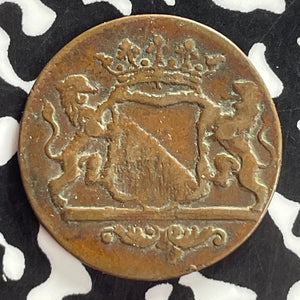 1790 Netherlands East Indies Utrecht 1 Duit Lot#T7457