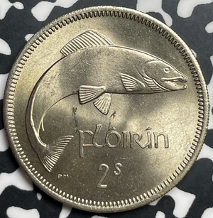 1964 Ireland 1 Florin Lot#T9853 High Grade! Beautiful!