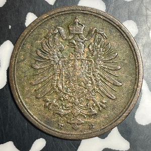 1874-E Germany 1 Pfennig Lot#T3448 Better Date