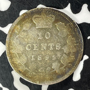 1892 Canada 10 Cents Lot#T4841 Silver!