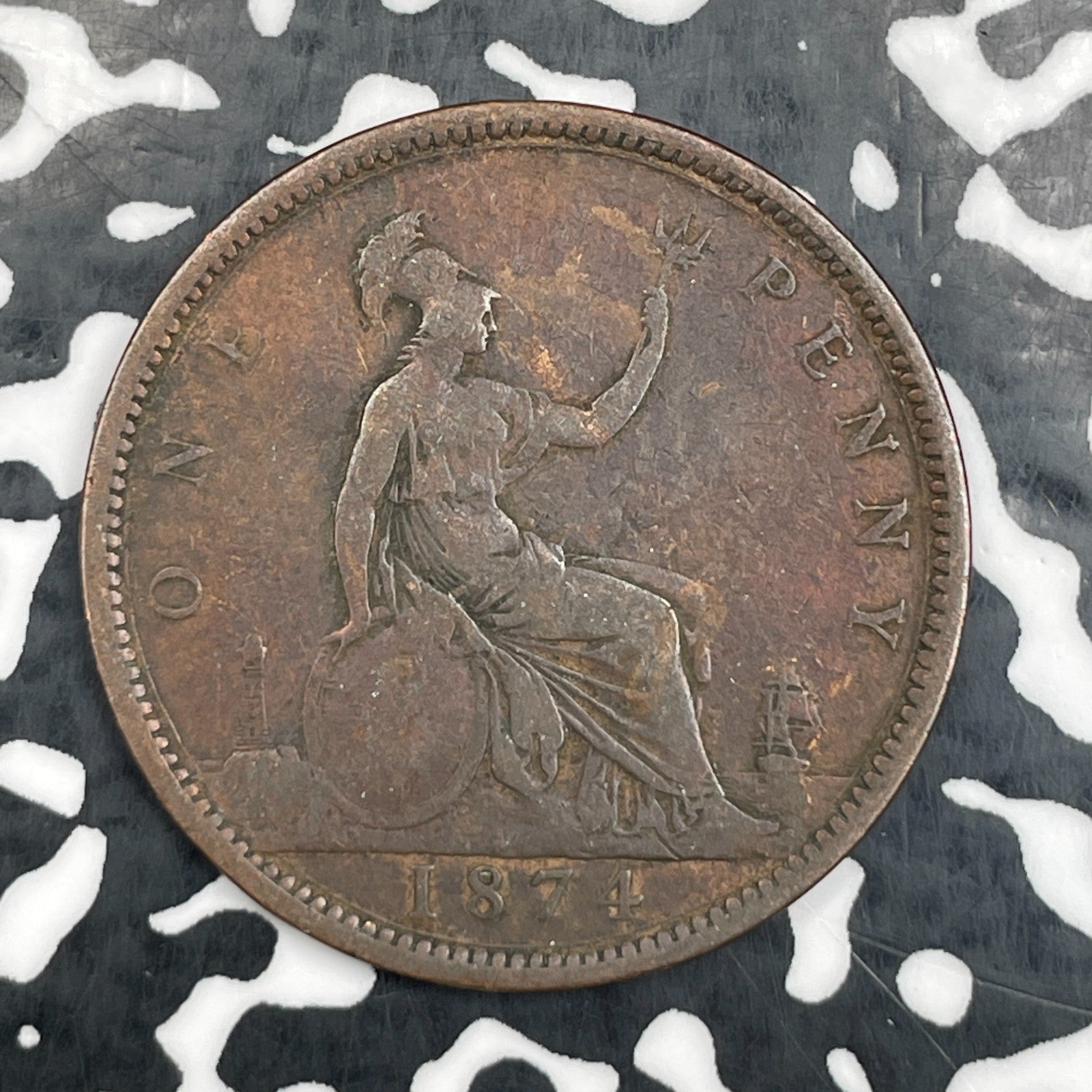 1874 Great Britain 1 Penny Lot#N2156