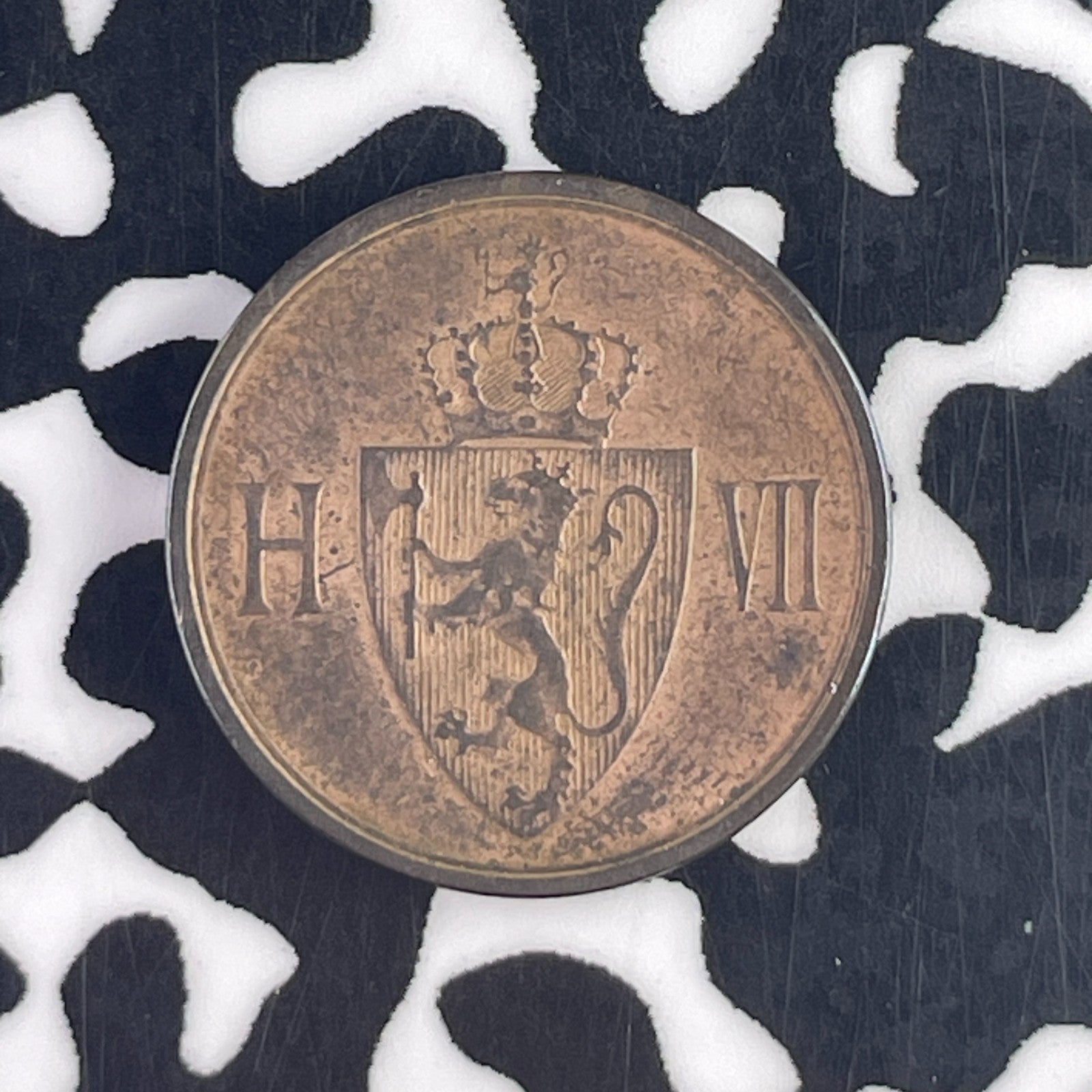 1907 Norway 1 Ore Lot#F2367 Nice!