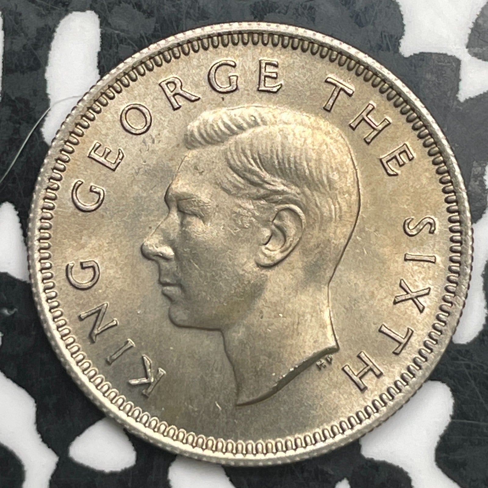 1951 New Zealand 6 Pence Sixpence Lot#F7263 High Grade! Beautiful!