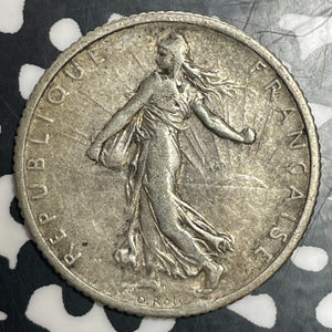 1916 France 1 Franc Lot#T3277 Silver!