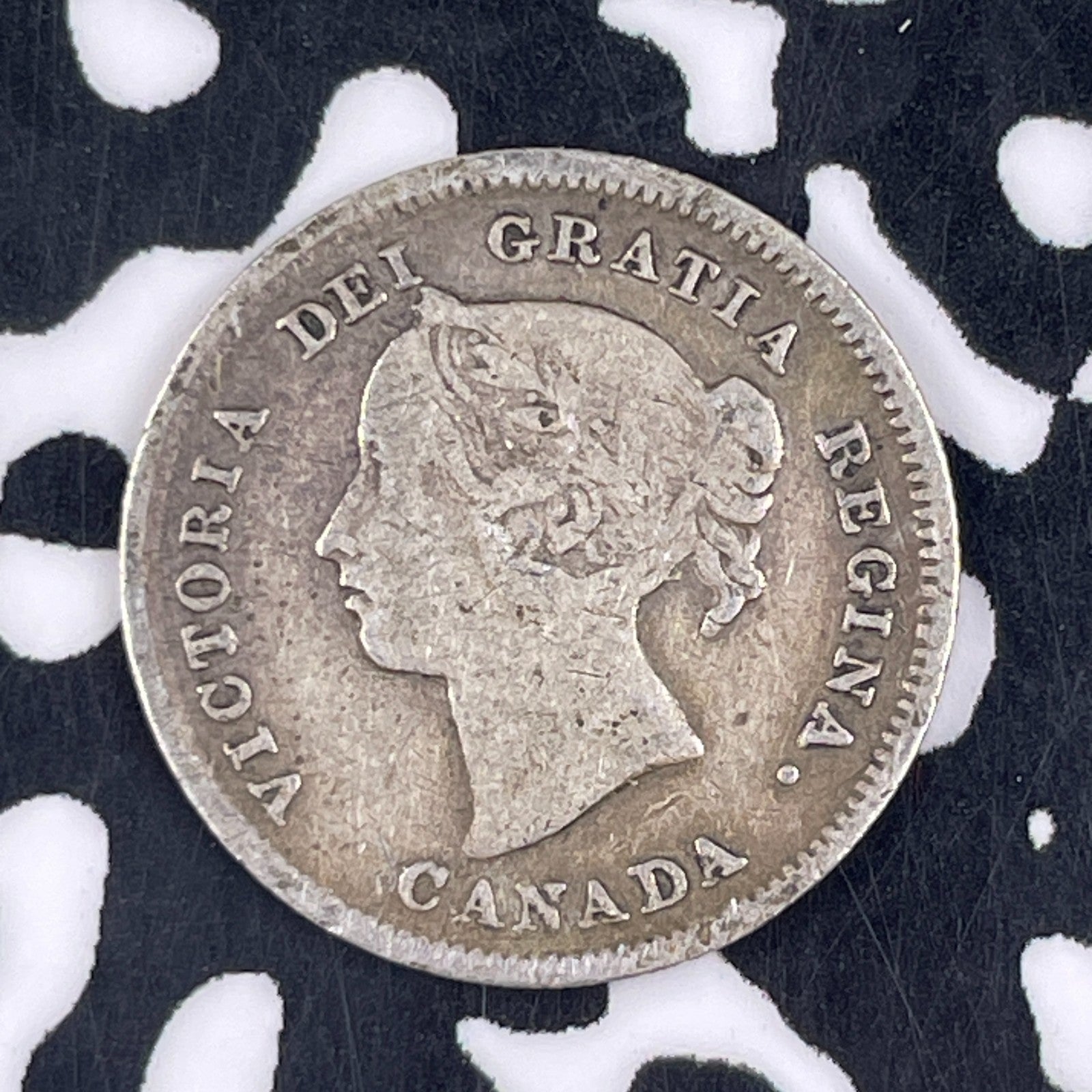 1888 Canada 5 Cents Lot#F4621 Silver!