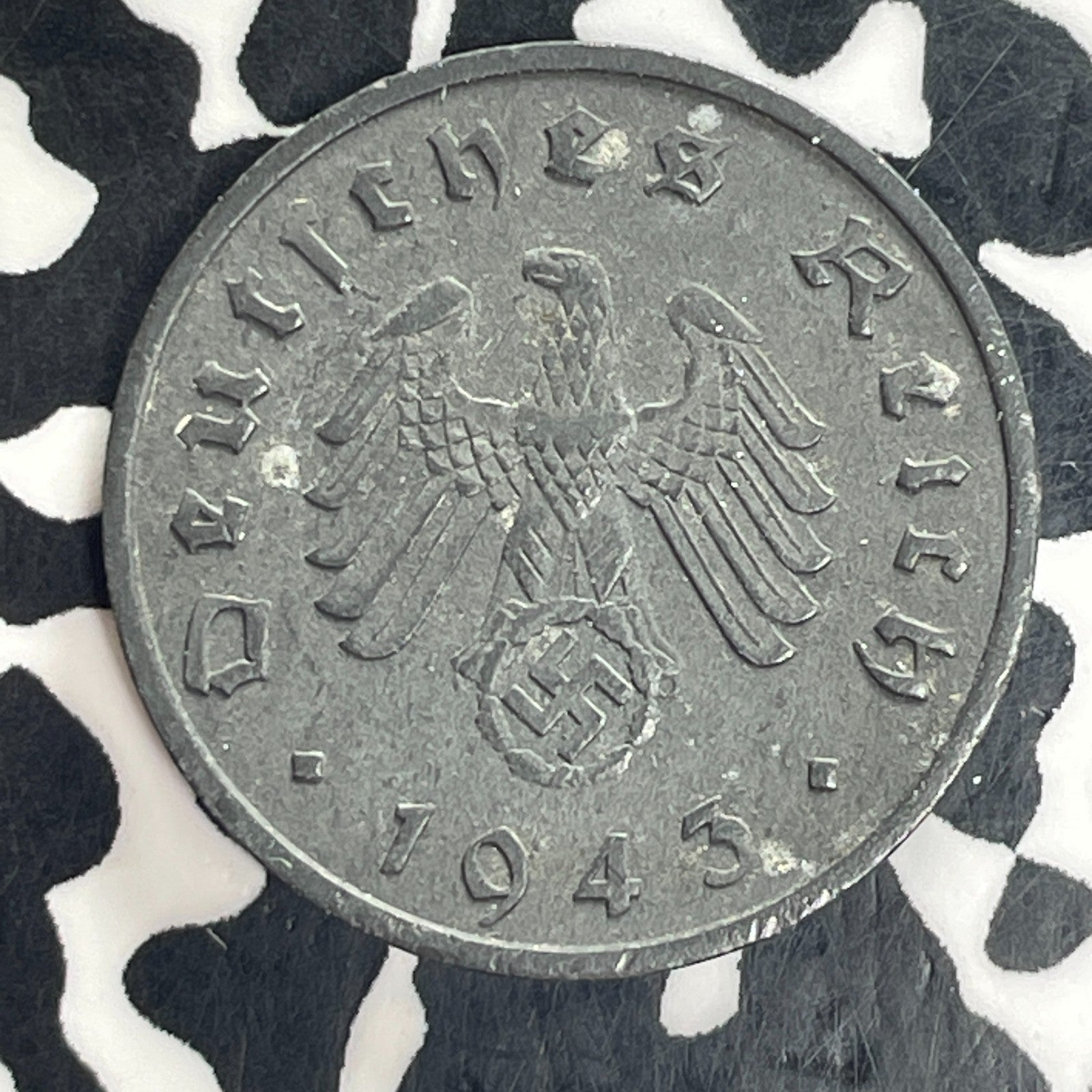 1943-F Germany 10 Pfennig Lot#C5128