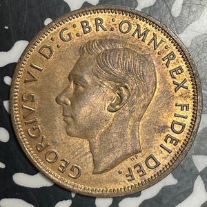 1949 Great Britain 1 Penny Lot#T3457 High Grade! Beautiful!