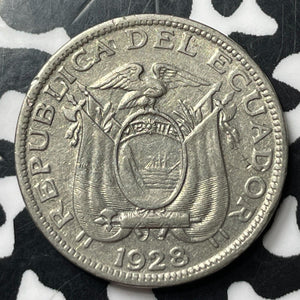 1928 Ecuador 5 Centavos Lot#E9422