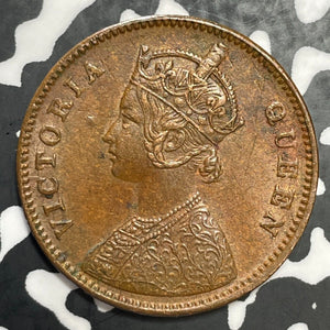 1862 India 1/4 Anna Lot#E6589 Nice!