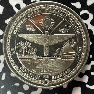 1990 Marshall Islands $5 Dollars Lot#T5000 High Grade! Beautiful!