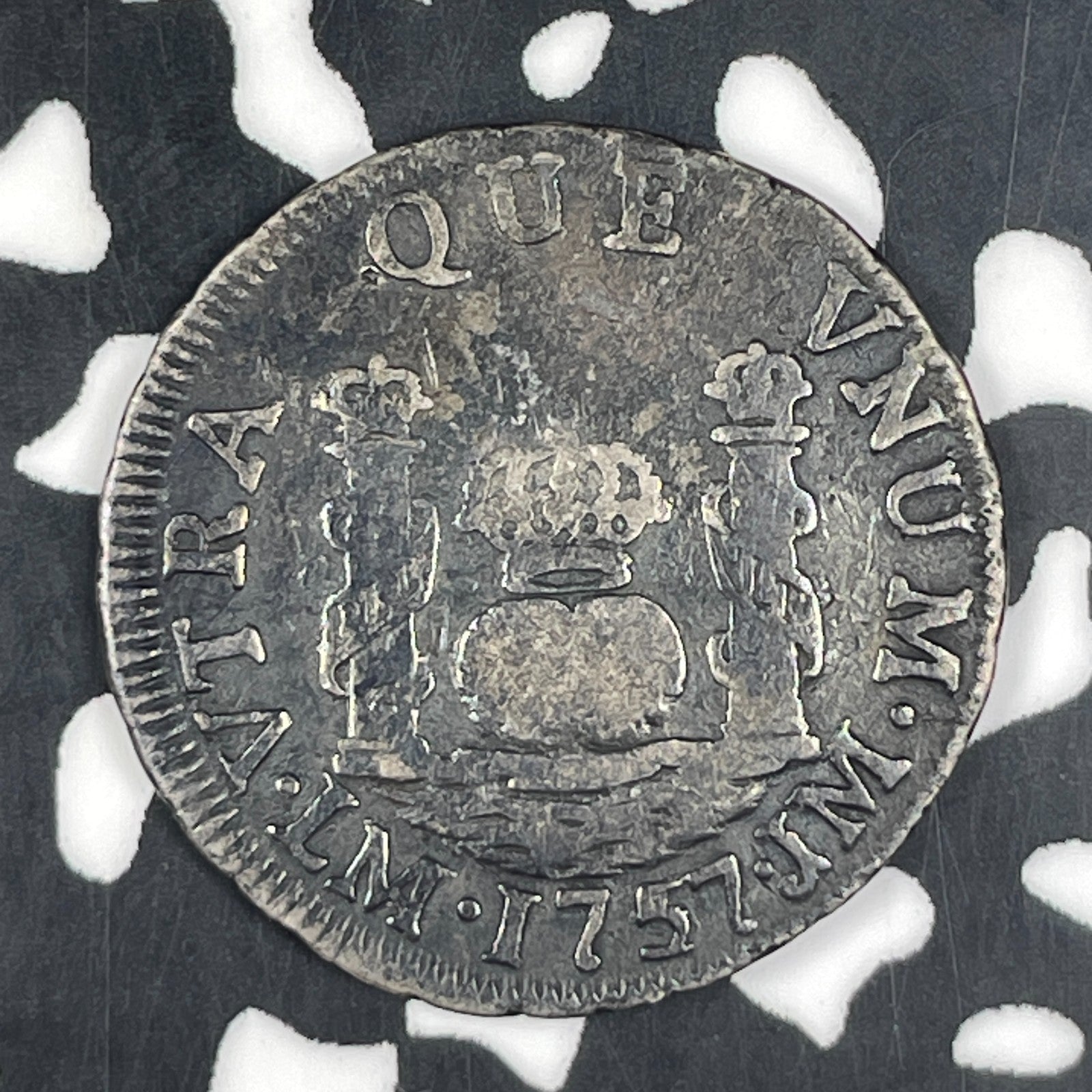 1757-LM JM Peru 1 Real Lot#JM0975 Silver!