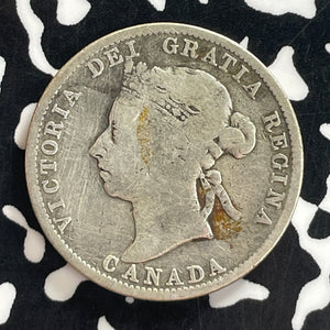 1894 Canada 25 Cents Lot#T7708 Silver! Key Date!