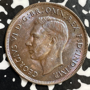 1944 Australia 1 Penny Lot#E5678 High Grade! Beautiful!