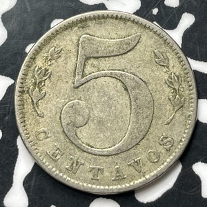 1886 Colombia 5 Centavos (4 Available) (1 Coin Only)