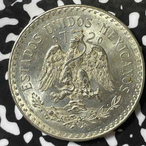 1933 Mexico 1 Peso Lot#E4999 Silver! High Grade! Beautiful!