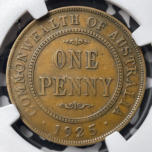 1925 Australia 1 Penny NGC VF25BN Lot#G7250