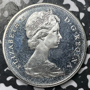 1965 Canada $1 Dollar Lot#D7028 Large Silver Coin! Proof! High Grade! Beautiful!