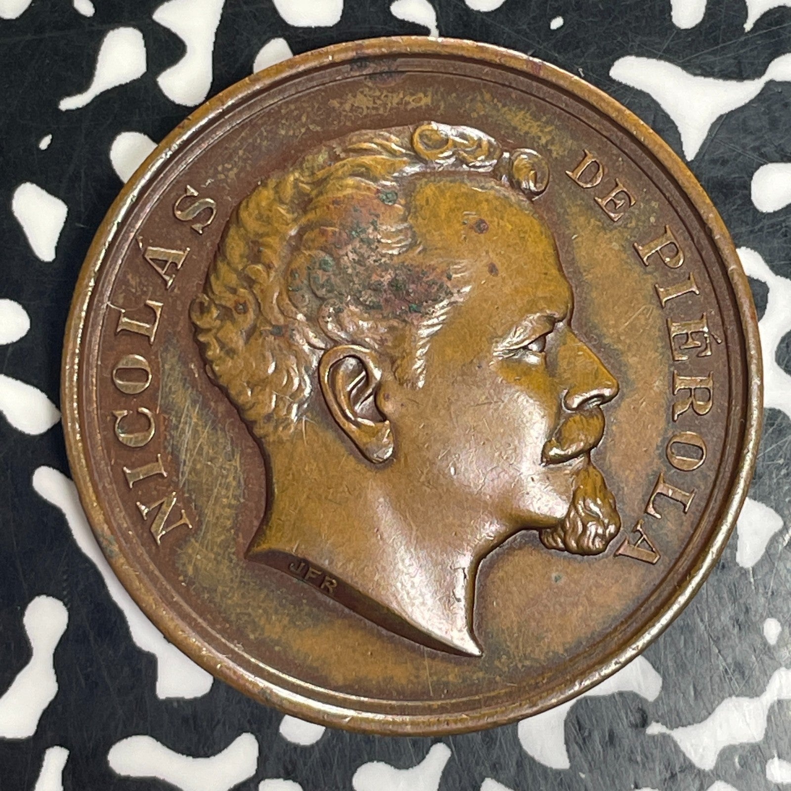 1899 Peru Nicolas De Pierola Innauguration Medal Lot#C5250 38mm