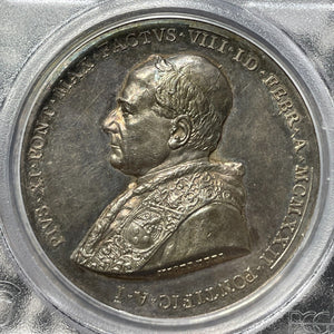 1922 Vatican City Sacred Congregation 300th Anniver. Medal PCGS SP61 Lot#GV8571