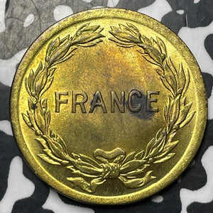 1944 France Allied Occupation 2 Francs Lot#JM8326 High Grade! Beautiful! KM#905