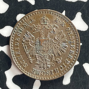 1885 Austria 5/10 Kreuzer Lot#T7616 High Grade! Beautiful!