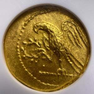 (44-42 BC) Ancient Rome Scythia Kosun Brutus AV Stater NGC BU Lot#G9801 Gold!