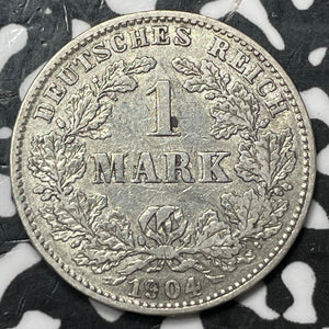 1904-J Germany 1 Mark Lot#D7941 Silver!
