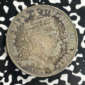 EE 1889-A (1897) Ethiopia 1 Birr Lot#JM0086 Large Silver!