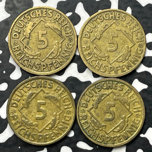 1925-G Germany 5 Pfennig (4 Available) (1 Coin Only)