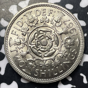 1967 Great Britain 1 Florin (9 Available) (1 Coin Only) High Grade! Beautiful!