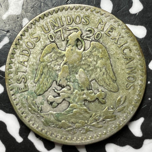 1921 Mexico 50 Centavos Lot#D8297 Silver!