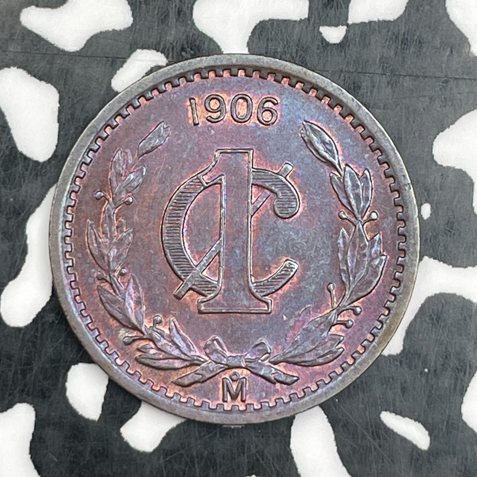 1906-Mo Mexico 1 Centavo Lot#N2216 High Grade! Beautiful!
