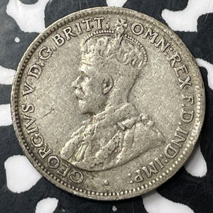 1936 Australia 6 Pence Sixpence Lot#E9462 Silver!