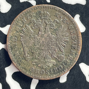 1859-A Austria 1 Kreuzer Lot#T9210