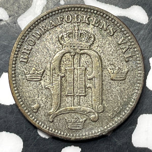 1892 Sweden 10 Ore Lot#T3858