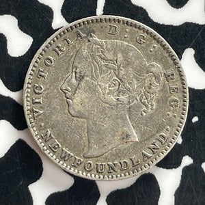 1896 Newfoundland 10 Cents Lot#T7723 Silver!