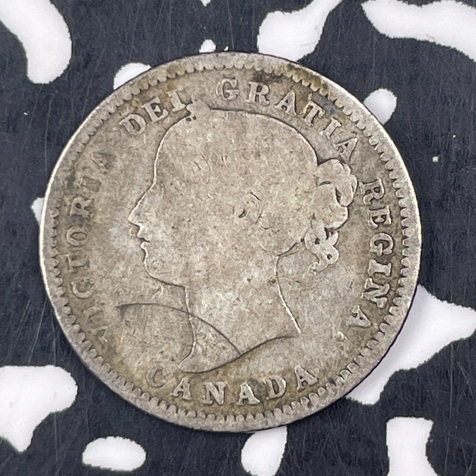 1874-H Canada 10 Cents Lot#F4713 Silver!