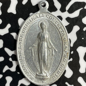 Undated U.S. Jesus/Immaculate Conception Religious Medalet Lot#E0801 21x29mm