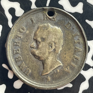 Undated Italy Umberto I 'Al Merito' Medal Lot#T7925 27mm