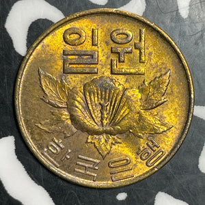 1967 South Korea 1 Won Lot#T2903 High Grade! Beautiful!