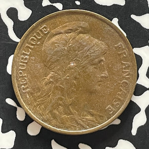 1916 France 5 Centimes Lot#T5745 High Grade! Beautiful!