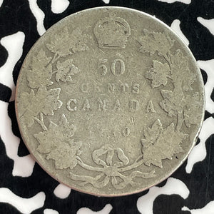 1910 Canada 50 Cents Lot#T7401 Silver!