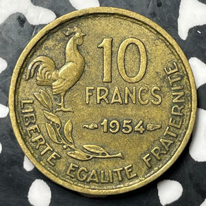 1954 France 10 Francs Lot#E6935 KM#915.1