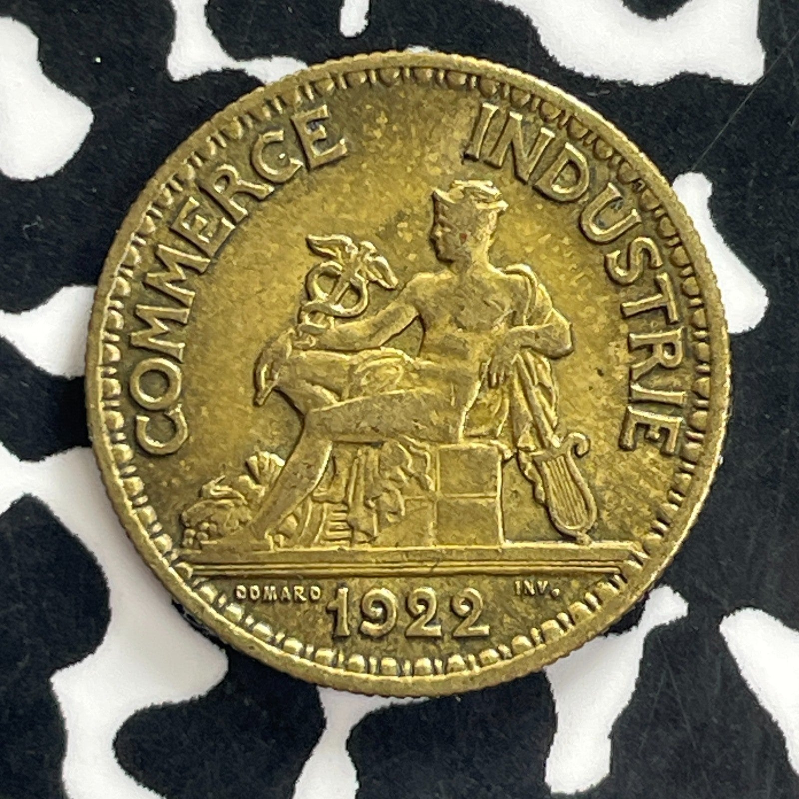 1922 France 50 Centimes Lot#C1288 High Grade! Beautiful!