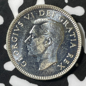 1948 Canada 10 Cents Lot#E4803 Silver! Key Date! High Grade! Beautiful!